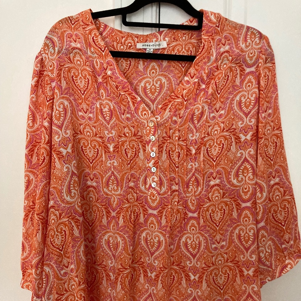 Rose + Olive Tunic
